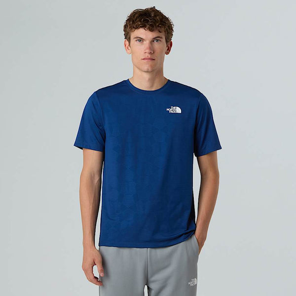 The North Face 24/7 Embossed T-shirt Estate Blue Tent Model Print male
