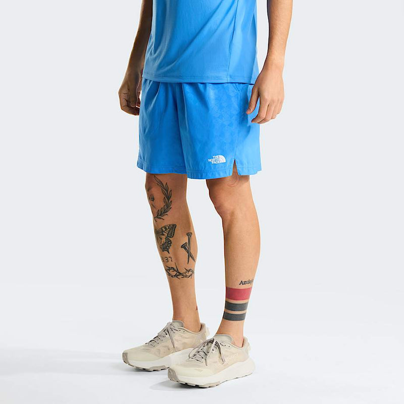 The North Face 24/7 Pentadome Embossed 7" Shorts Marina Blue Size