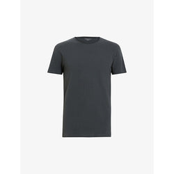 Mens Allsaints Figure regular-fit short-sleeve organic-cotton T-shirt | LYBSTORE