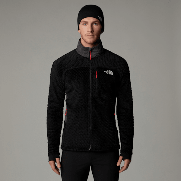 The North Face Men's Alpedge Polartec® High Loft™ Jacket Tnf Black-anthracite Grey-high Risk Red 