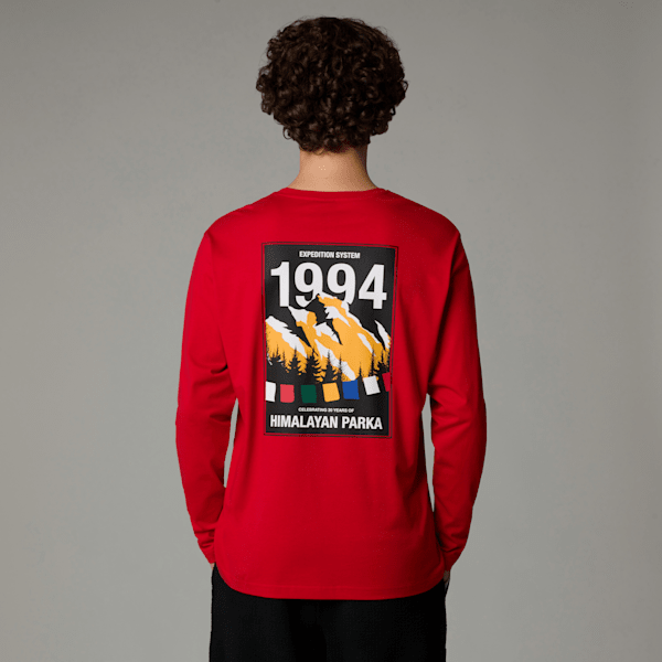 The North Face Men's Anniversary Long-sleeve T-shirt Tnf Red | LYBSTORE