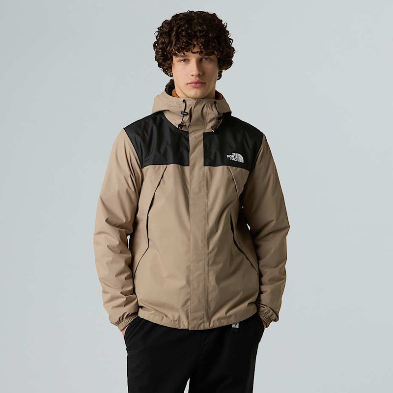 The North Face Antora Jacket Mushroom Grey-tnf Black male
