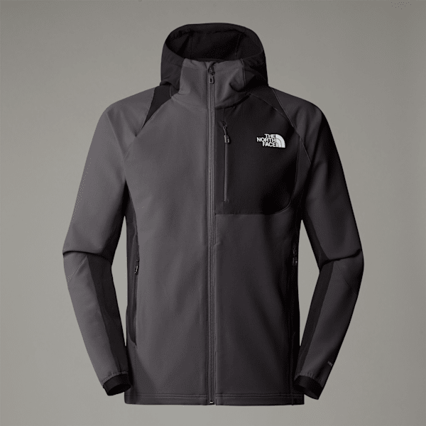 The North Face Men’s Athletic Outdoor Softshell Hooded Jacket Asphalt Grey-tnf Black-tnf Black-npf