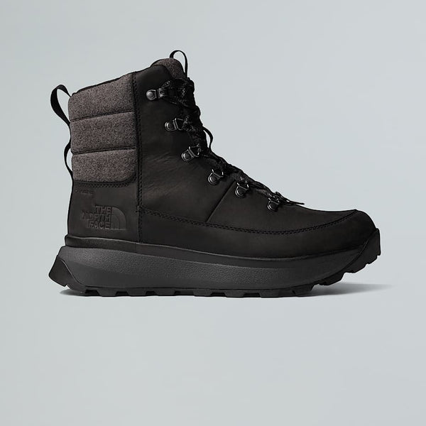 The North Face Bergen Leather Waterproof Snow Boots Tnf Black-tnf Black male