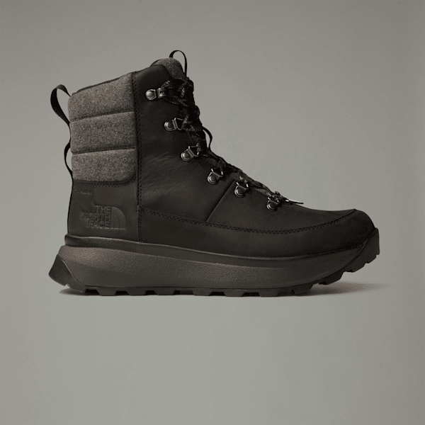 The North Face Bergen Leather Waterproof Snow Boots Tnf Black-tnf Black