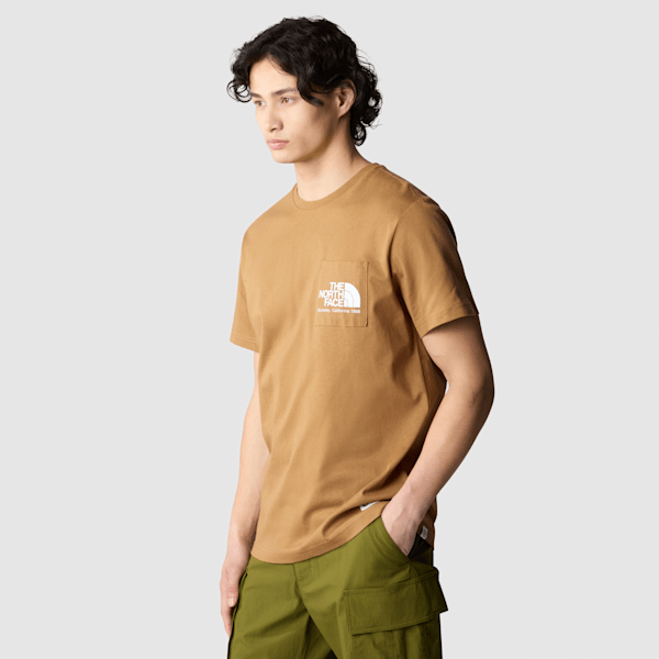 The North Face Men’s Berkeley California Pocket T-shirt Utility Brown