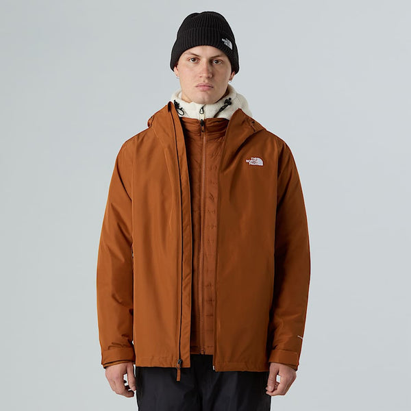 The North Face Carto Mono Triclimate 3-in-1 Hooded Jacket Burnt Umber male