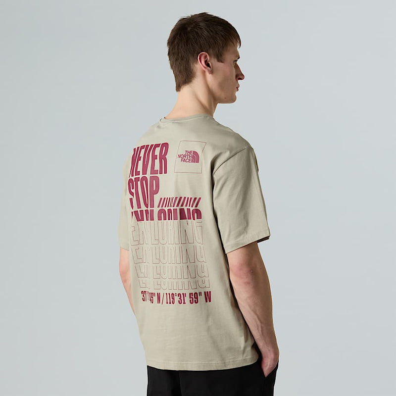 The North Face Coordinates T-shirt Clay Grey male