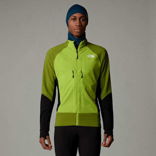 The North Face Men's Cordata Softshell Full-zip Jacket Meadow Grass-oak Green-tnf Black 