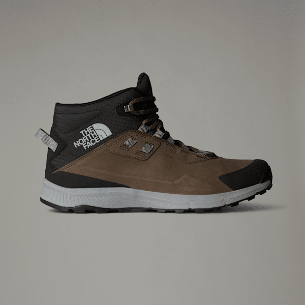 The North Face Men’s Cragstone Leather Waterproof Hiking Boots Bipartisan Brown-tnf Black  7.5