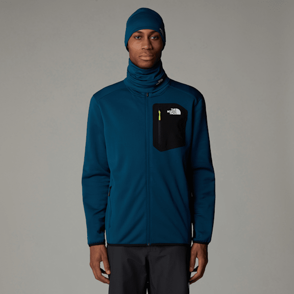 The North Face Men's Crest Full-zip Fleece Midnight Petrol-tnf Black 