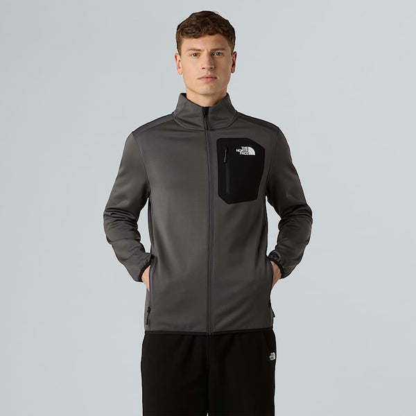 The North Face Crest Full-zip Fleece Anthracite Grey-tnf Black male