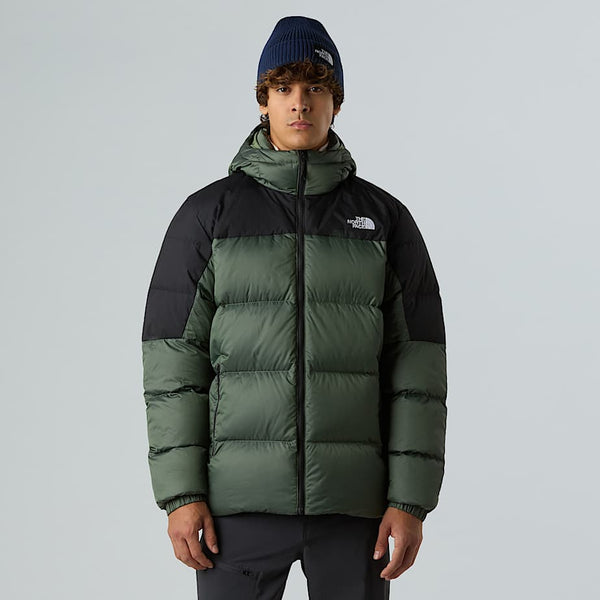 The North Face Diablo Down 2.0 Hooded Jacket Bark Mist Black Heather-tnf Black male