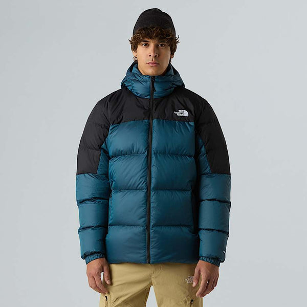 The North Face Diablo Down 2.0 Hooded Jacket Dusk Blue Black Heather-tnf Black male