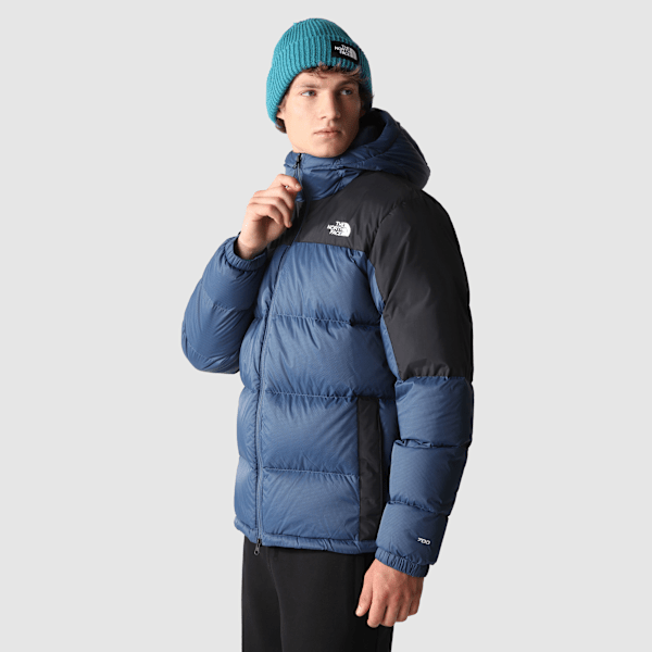 The North Face Men’s Diablo Hooded Down Jacket Shady Blue/tnf Black | LYBSTORE