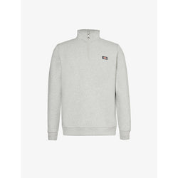 Mens Dickies Oakport quarter-zip cotton-blend sweatshirt | LYBSTORE