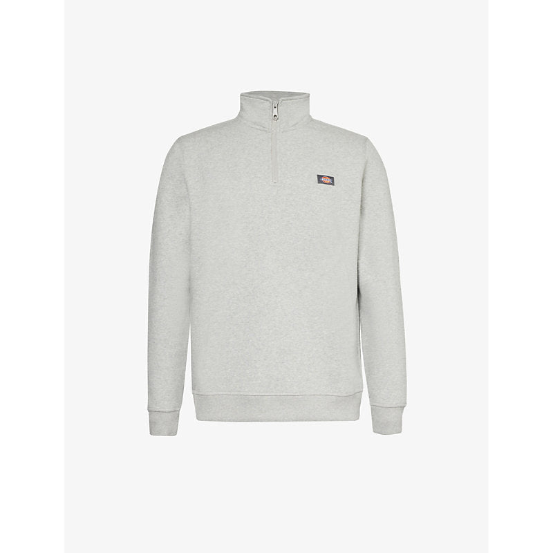 Mens Dickies Oakport quarter-zip cotton-blend sweatshirt | LYBSTORE