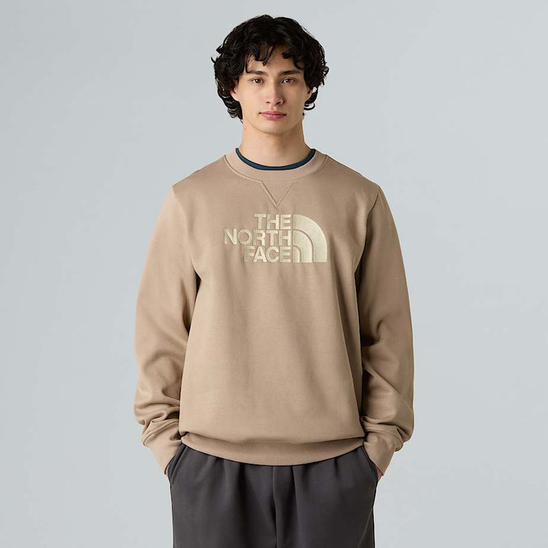 The North Face Drew Peak Sweatshirt Mushroom Grey gravel