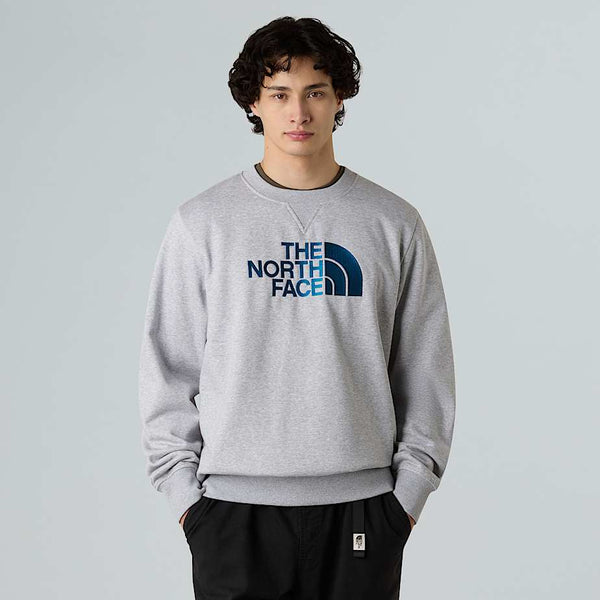 The North Face Drew Peak Sweatshirt Tnf Light Grey Heather-mineral Ink male