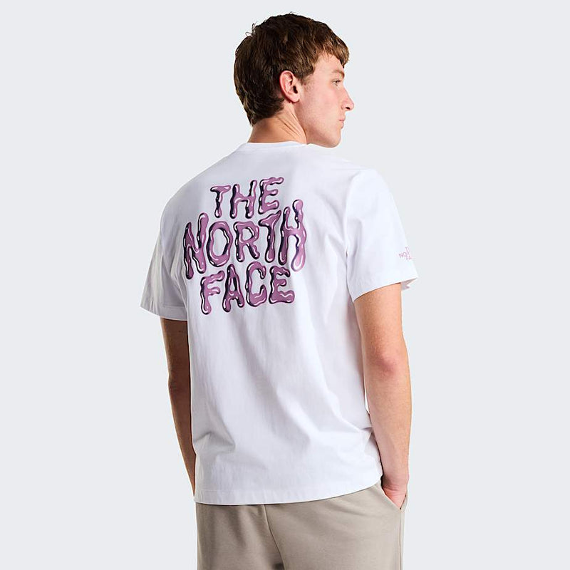 The North Face Drip Logo Relaxed Graphic T-shirt Tnf White