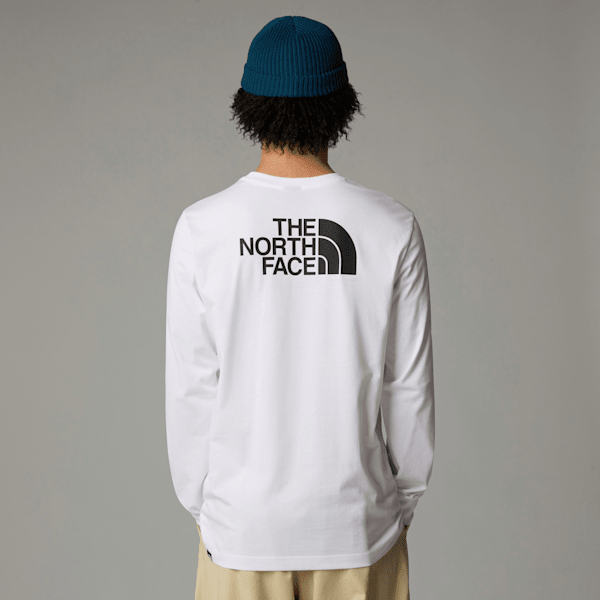 The North Face Men's Easy Long-sleeve T-shirt Tnf White | LYBSTORE