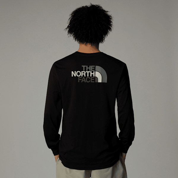 The North Face Men's Easy Long-sleeve T-shirt Tnf Black | LYBSTORE