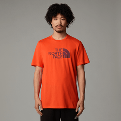 The North Face Men's Easy T-shirt Crimson Orange-alpine Plum