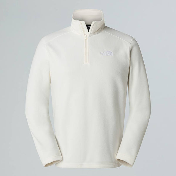 The North Face Emilio 1/4 Zip Fleece Jacket White Dune male
