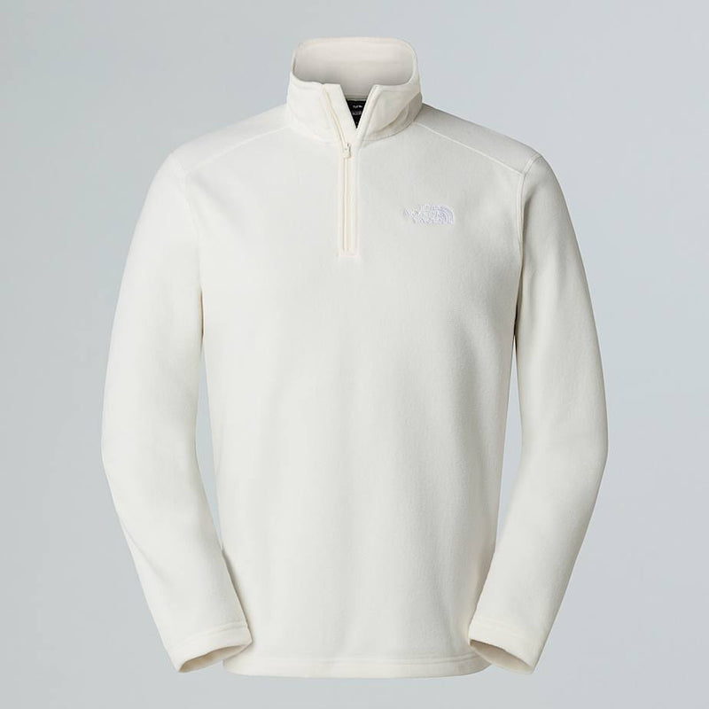 The North Face Emilio 1/4 Zip Fleece Jacket White Dune male