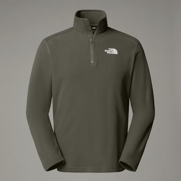 The North Face Men’s Emilio 1/4 Zip Fleece Jacket New Taupe Green-npf