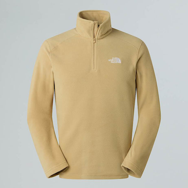 The North Face Emilio 1/4 Zip Fleece Jacket Khaki Stone male