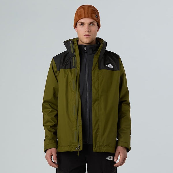 The North Face Evolve Ii Triclimate® 3-in-1 Jacket Forest Olive-asphalt Grey male
