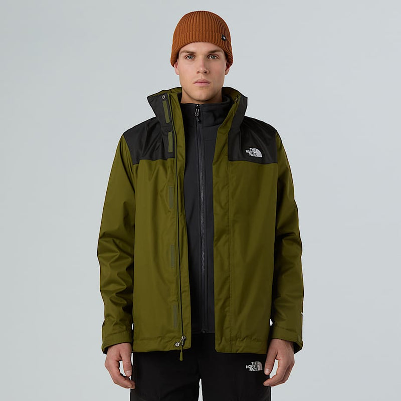 The North Face Evolve Ii Triclimate® 3-in-1 Jacket Forest Olive-asphalt Grey male