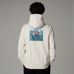 The North Face Men's Expedition System Graphic Hoodie White Dune 