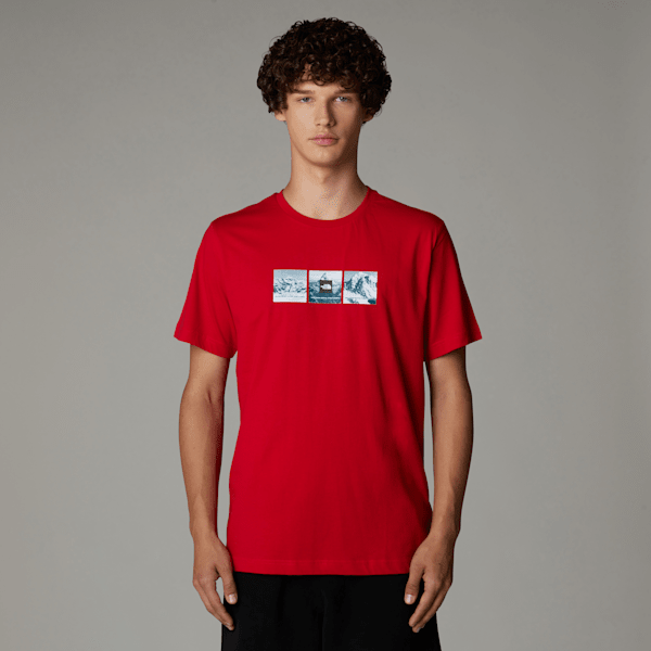 The North Face Men's Expedition System Graphic T-shirt Tnf Red | LYBSTORE