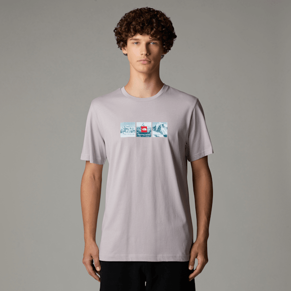 The North Face Men's Expedition System Graphic T-shirt Moonstone Grey | LYBSTORE