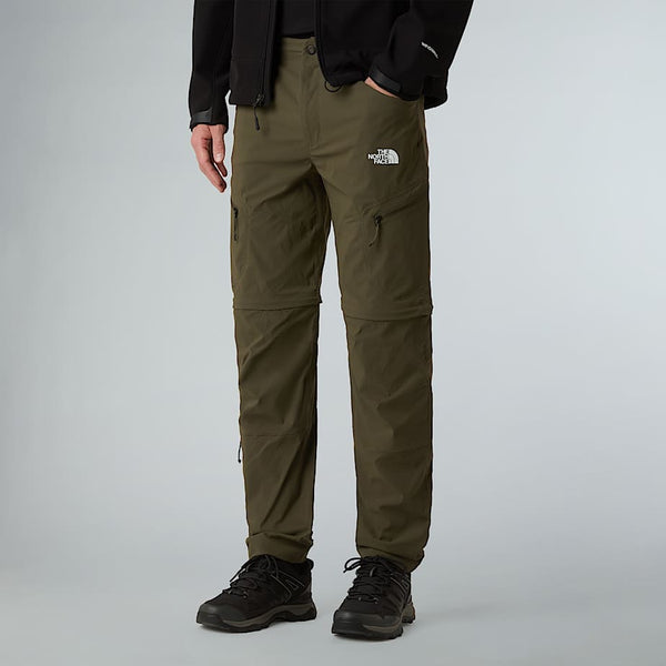 The North Face Exploration Convertible Regular Tapered Trousers New Taupe Green Size male