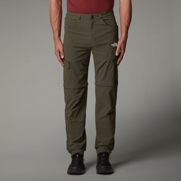 The North Face Men’s Exploration Convertible Regular Tapered Trousers New Taupe Green