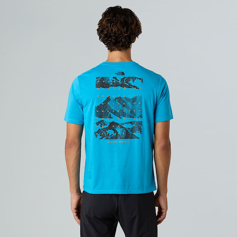 The North Face ’s Foundation Mountains Faces T shirt