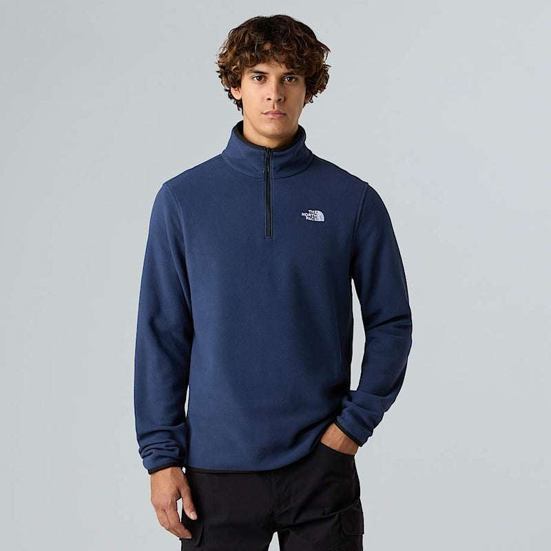 The North Face Glacier 1/4 Zip Fleece Summit Navy Size 3XL