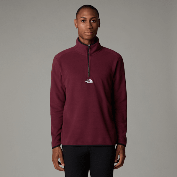 The North Face Men's Glacier 1/4 Zip Fleece Alpine Plum