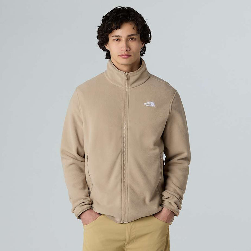 The North Face Glacier Full-zip Fleece Mushroom Grey male