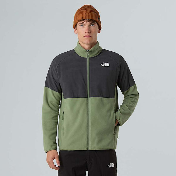 The North Face Glacier Heavyweight Full-zip Fleece Bark Mist-asphalt Grey male