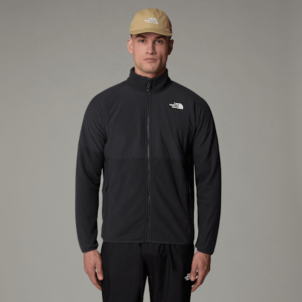 The North Face  Glacier Heavyweight Full-zip Fleece Asphalt Grey-asphalt Grey-tnf Black