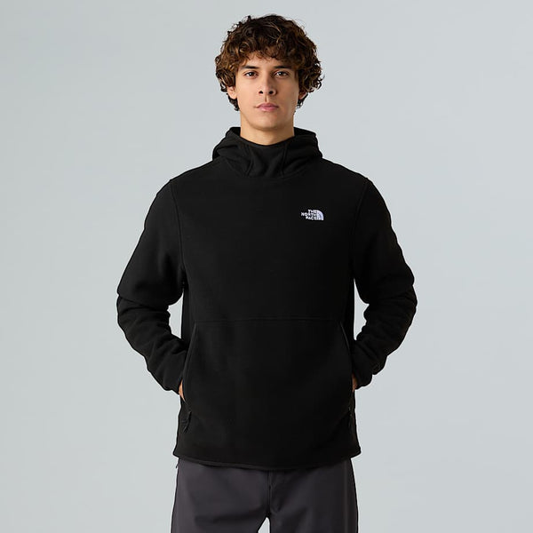 The North Face Glacier Hooded Pullover Fleece Tnf Black male