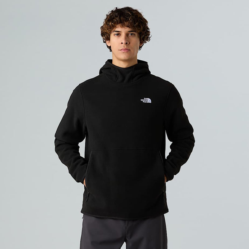 The North Face Glacier Hooded Pullover Fleece Tnf Black male