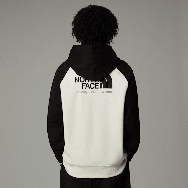 The North Face Men's Heritage Hoodie White Dune-tnf Black