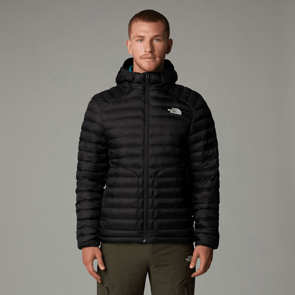 The North Face Men's Huila Synthetic Insulation Hooded Jacket Tnf Black-asphalt Grey-npf | LYBSTORE