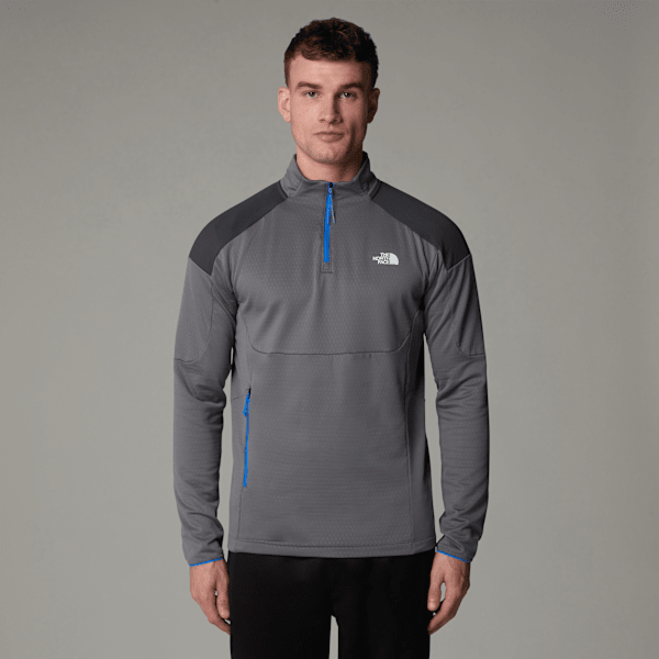 The North Face  Kikash 1/4 Zip Sweatshirt Smoked Pearl-asphalt Grey-hero Blue