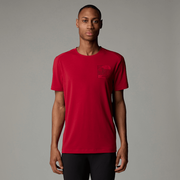 The North Face  Lightning Graphic T-shirt Garnet Red